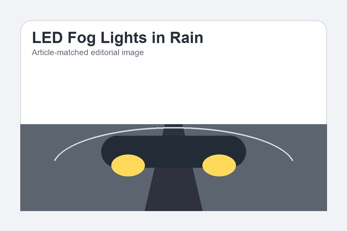 Yellow vs White LED Fog Lights: Which Actually Works Better in Bad Weather